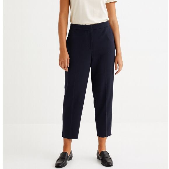 J. Crew Pants - J Crew Easy Pants Cropped Navy